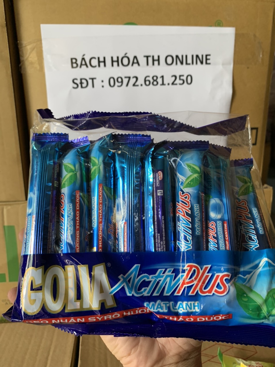 Kẹo Golia Activ plus (Gói 16 thỏi)