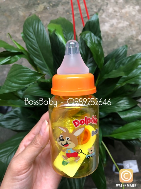 Bình Sữa Nasu Cổ Hẹp Cao Cấp Dolphin 120Ml/240Ml