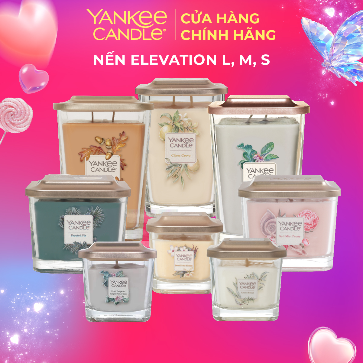 Nến thơm Sáp đậu nành Elevation Yankee Candle