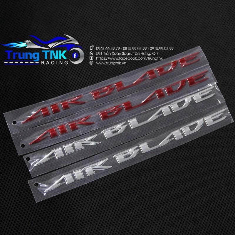 Tem chữ nổi Air Blade các đời.