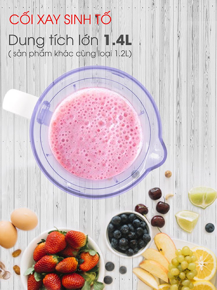 Máy xay sinh tố 3 cối 1.4L Sato MX1101