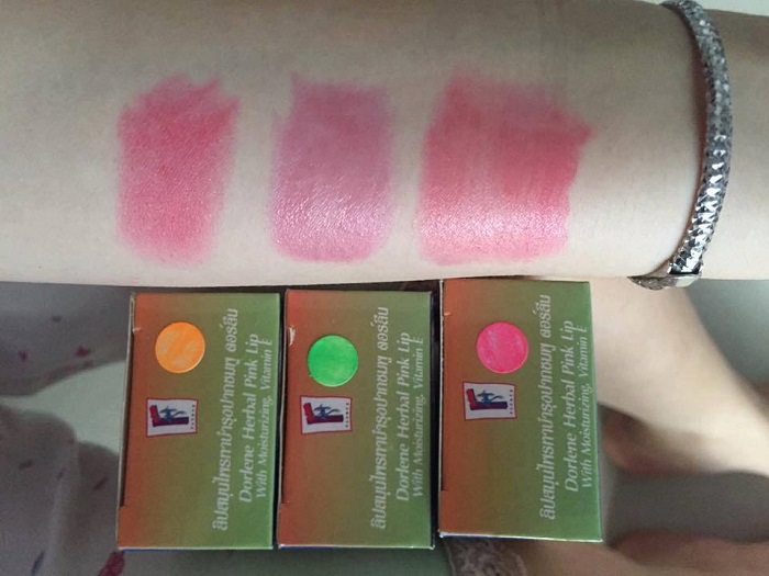 Son Môi Thái Lan DORLENE HERBAL PINK LIP