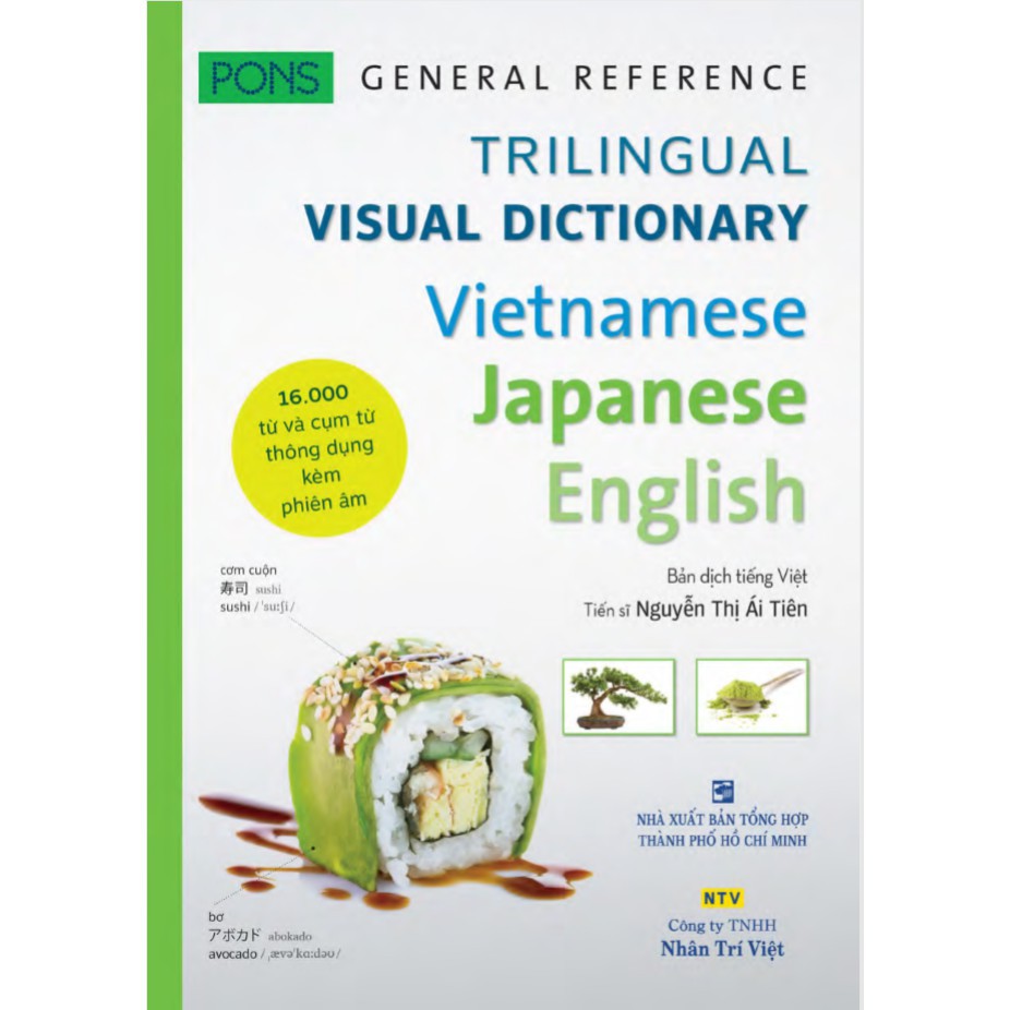 NS Minh Tâm - Sách - Pons General Reference – Trilingual Visual Dictionary Vietnamese–Japanese–English