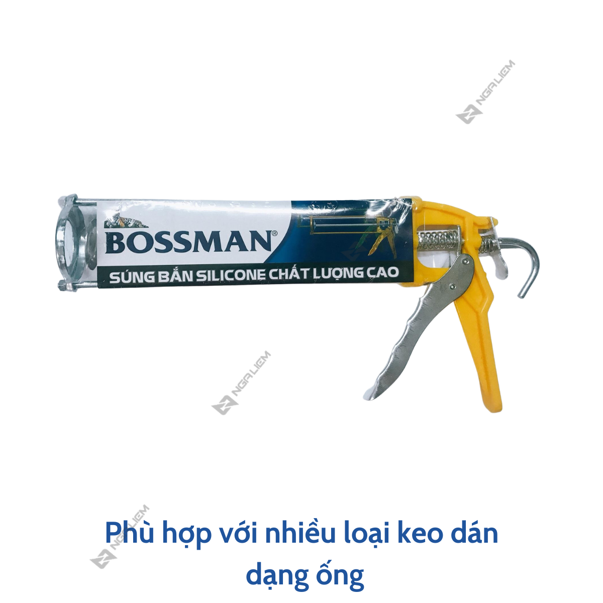 Súng bắn silicone BOSSMAN vàng cao cấp [Hàng chính hãng]