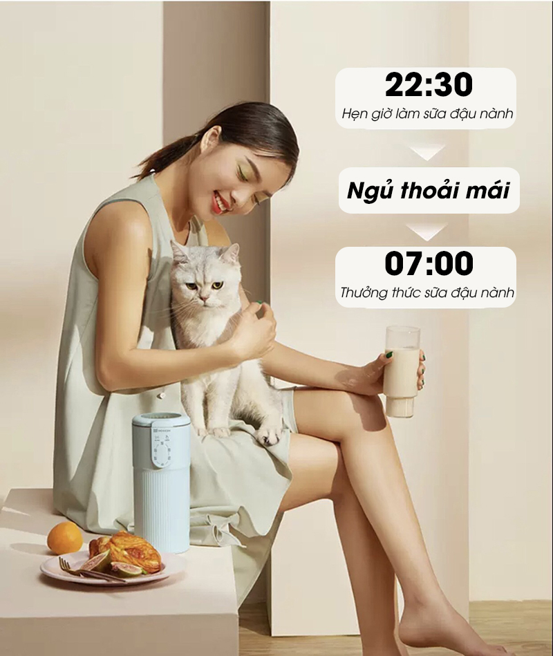 Máy Làm Sữa Hạt Mini Mokkom