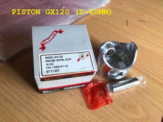 Piston, séc măng, tay dên máy nổ Honda GX120