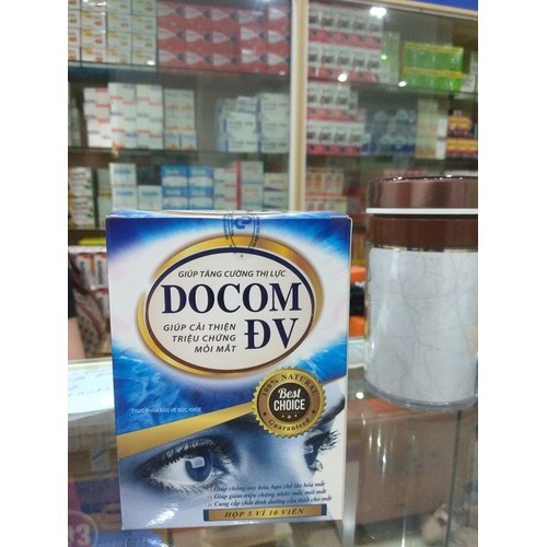 [Combo 2 hộp] Viên uống giúp tăng cường thị lực DOCOM-DV - DOCOM2