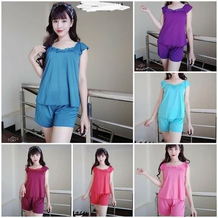 Bộ đùi thun lạnh tay cánh tiên