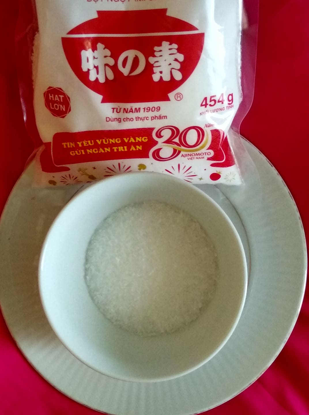 Bột ngọt (mì chính) Ajinomoto 454g - hạt to