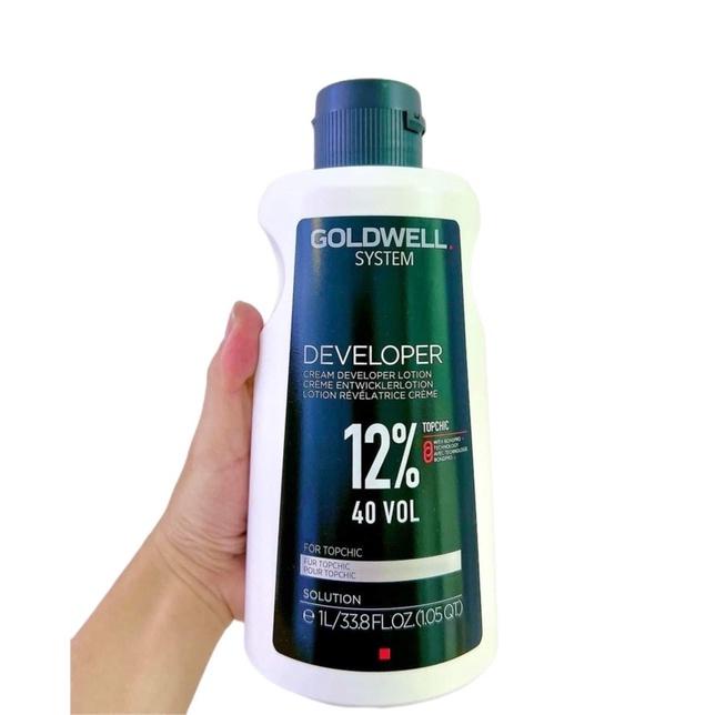 DUNG MÔI PHA MÀU NHUỘM TOPCHIC OXY GOLDWELL 1000ML
