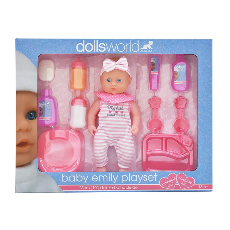 Đồ chơi dollsworld tắm cùng bé emily dw60238