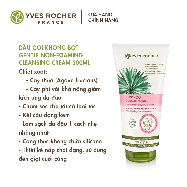 Dầu gội không bọt Yves Rocher 200ML