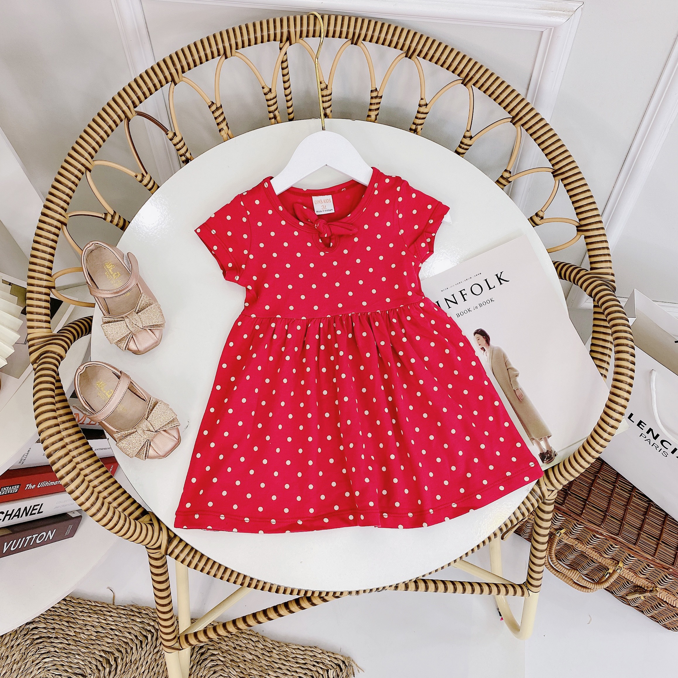 Váy hè bé gái - Set 3 váy đầm bé gái xinh yêu vô đối