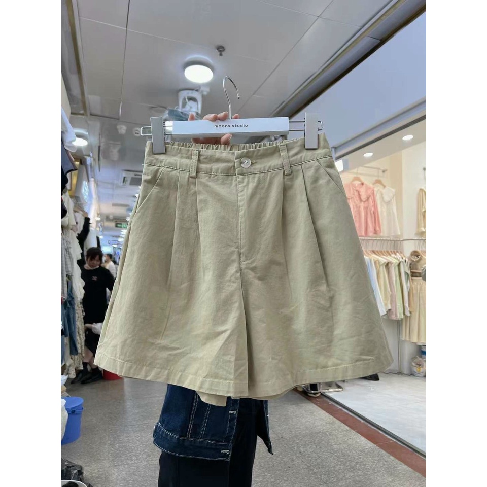 Quần short kaki nữ lưng thun Q886