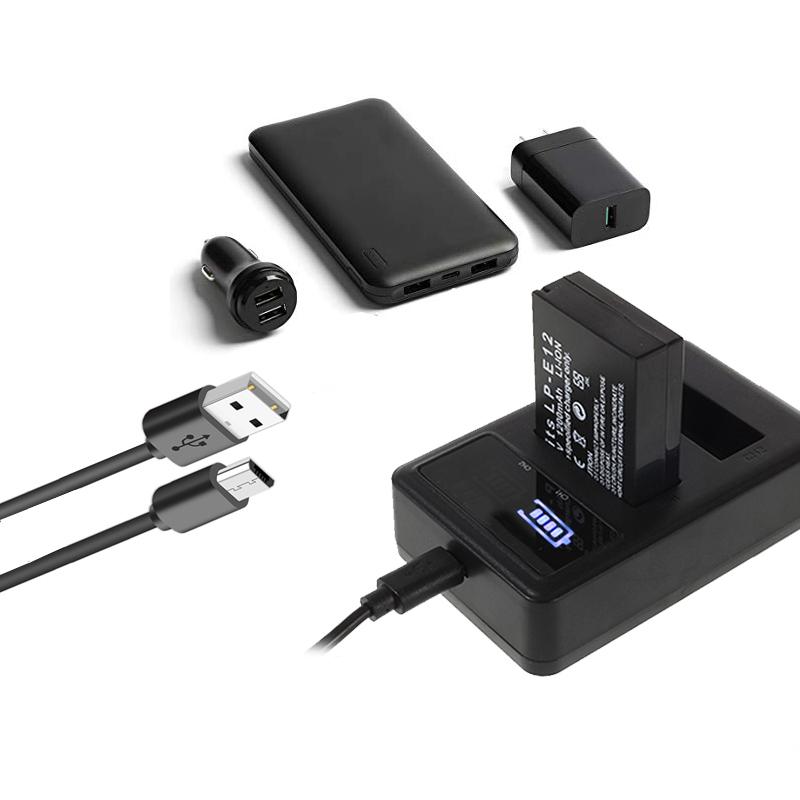 Sạc đôi pin Canon LP-E5 Dual Charger