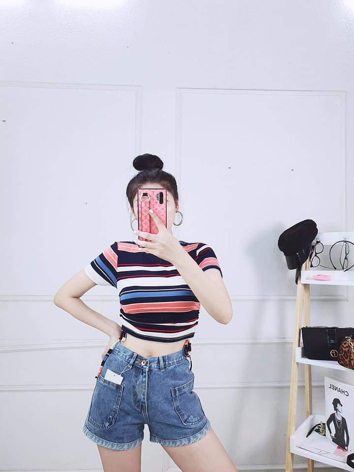 Áo thun croptop thời trang_[Giá gốc tận xưởng]