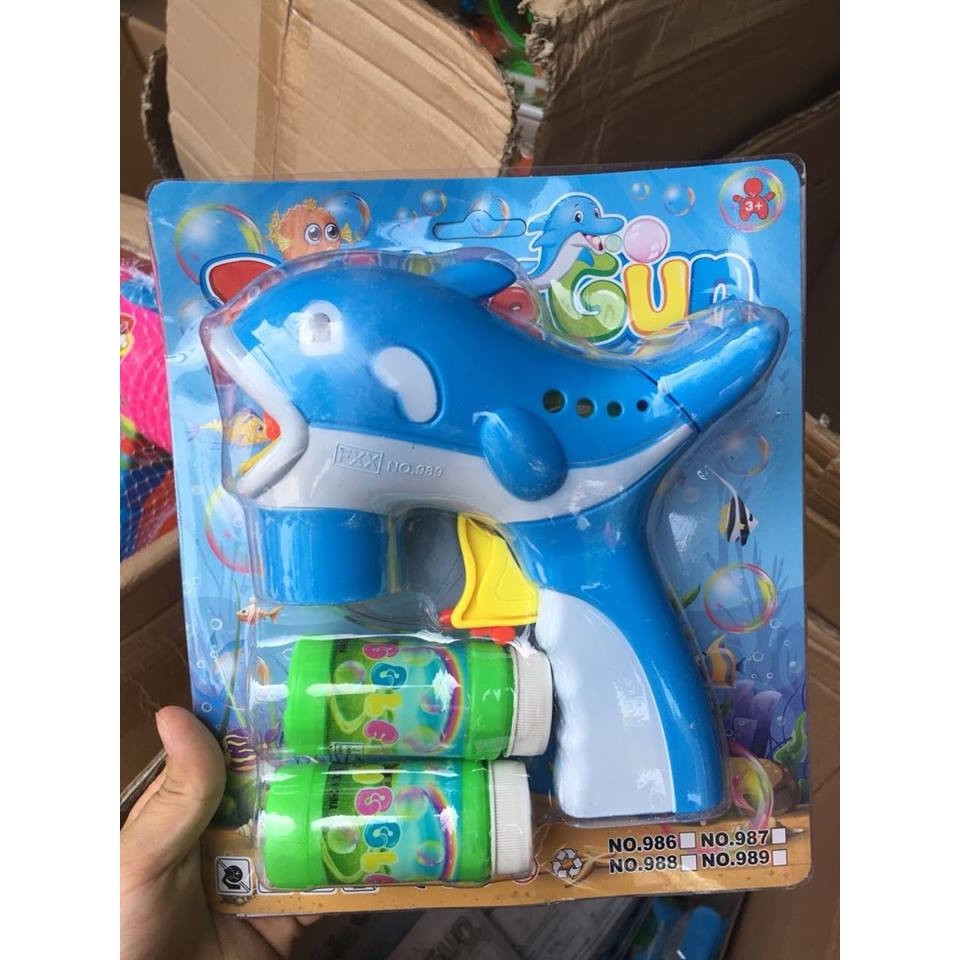 Súng bắn bong bóng xà phòng máy cơ