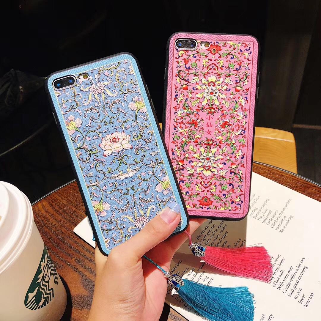 Ốp Lưng Dẻo Diên Hy Công Lược (Kèm 01 Dây Tua Rua Đá) - Iphone 6, 6plus, 7, 7plus, 8, 8plus, X, Xs