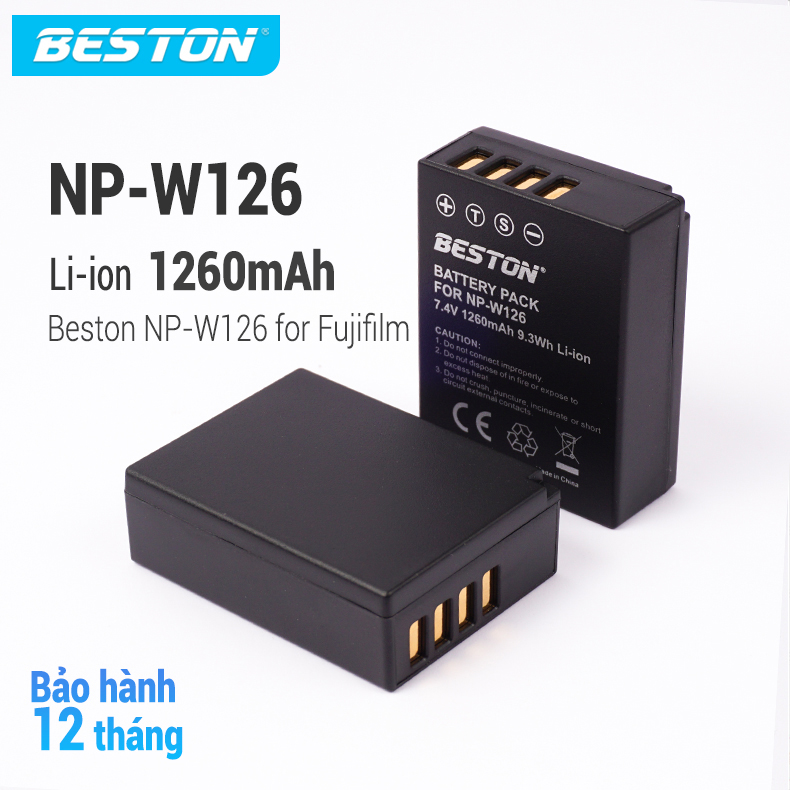 Pin máy ảnh Fujifilm NP-W126 /W126s  (Chính hãng Beston)