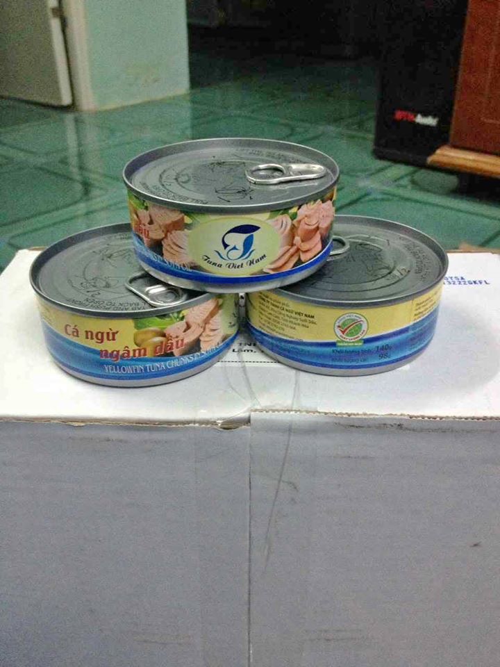 48 hộp cá ngừ ngâm dầu chunk+vụn