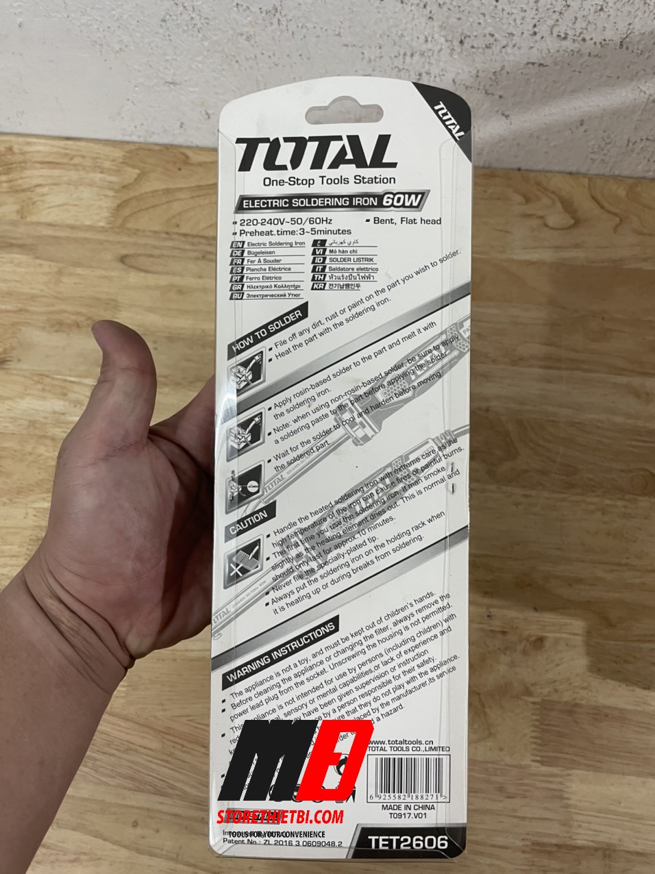 Mỏ hàn chì 60W Total TET2606