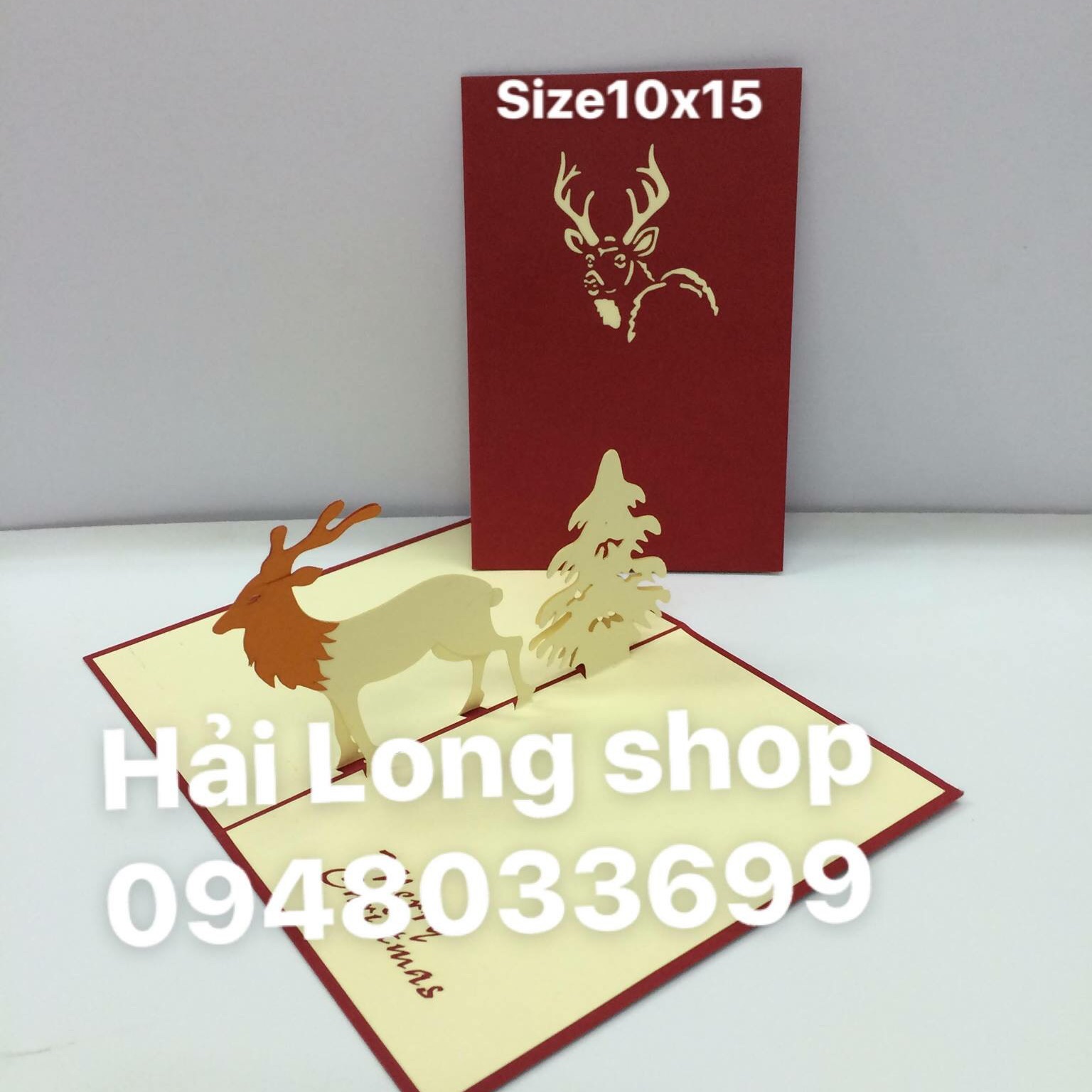 Tuần Lộc - Noel - Thiệp 3D