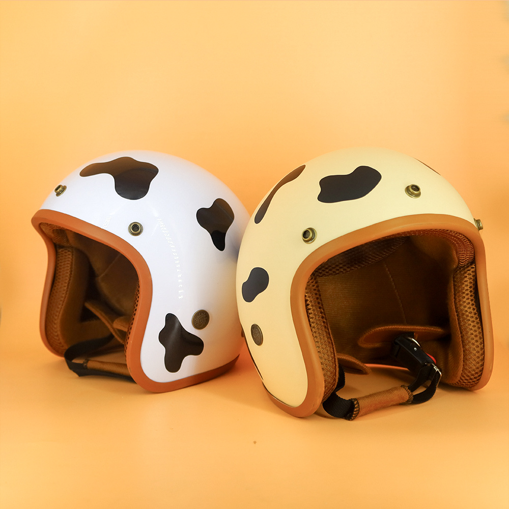 MŨ BẢO HIỂM 3/4 HƯƠU CAO CỔ CAO CẤP CHUYÊN PHƯỢT TẶNG LƯỠI TRAI GẮN NÓN