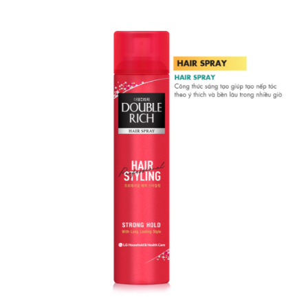 DOUBLE RICH Keo Spray Dưỡng Tóc Double Rich 170ml