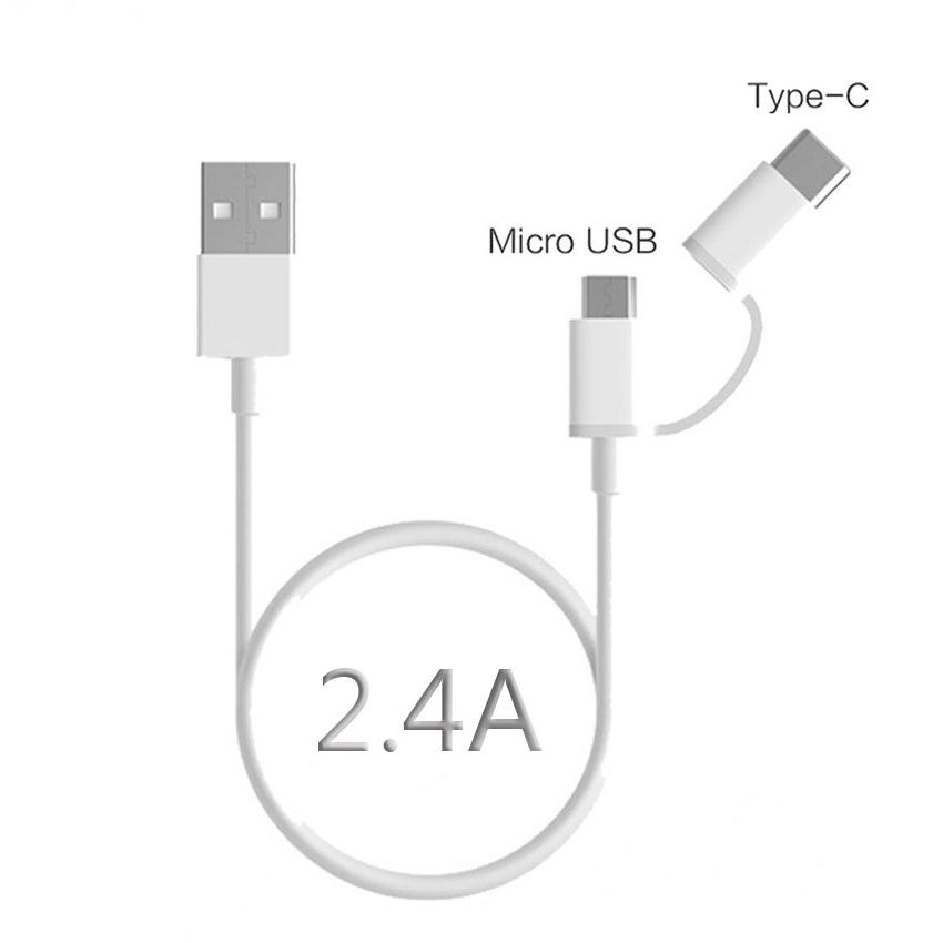 [Hỏa Tốc HCM] Cáp 2-in-1 ZMI AL511 Micro USB – Type-C ( 30cm )