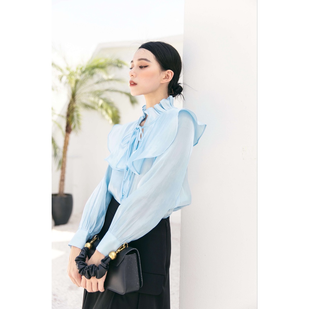 MAIIMER - Áo sơ mi vải sheer cao cấp Merly