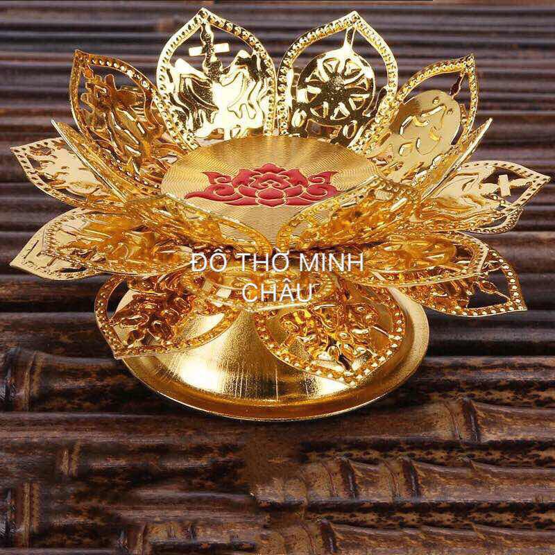 ĐẾ NẾN HOA SEN 1 NGỌN HỢP KIM 1.5