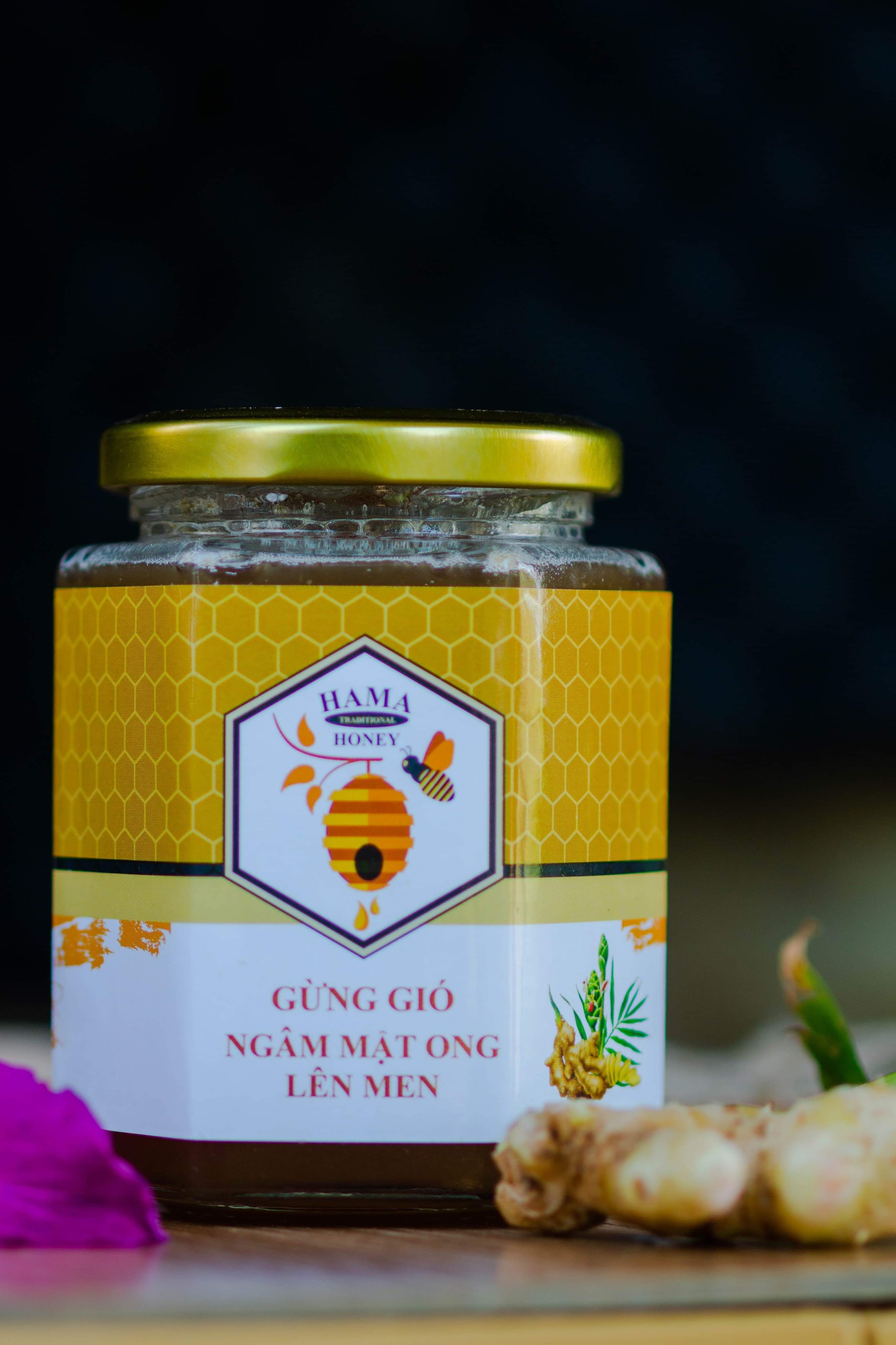 Gừng Gió Ngâm Mật Ong Lên Men 320g