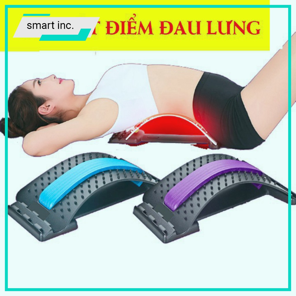 Máy Massage Tập Lưng Cột Sống Vật Lý Trị Liệu Khung nắn chỉnh cột sống Mát Xa Bấm Huyệt Lưng Cổ Vai