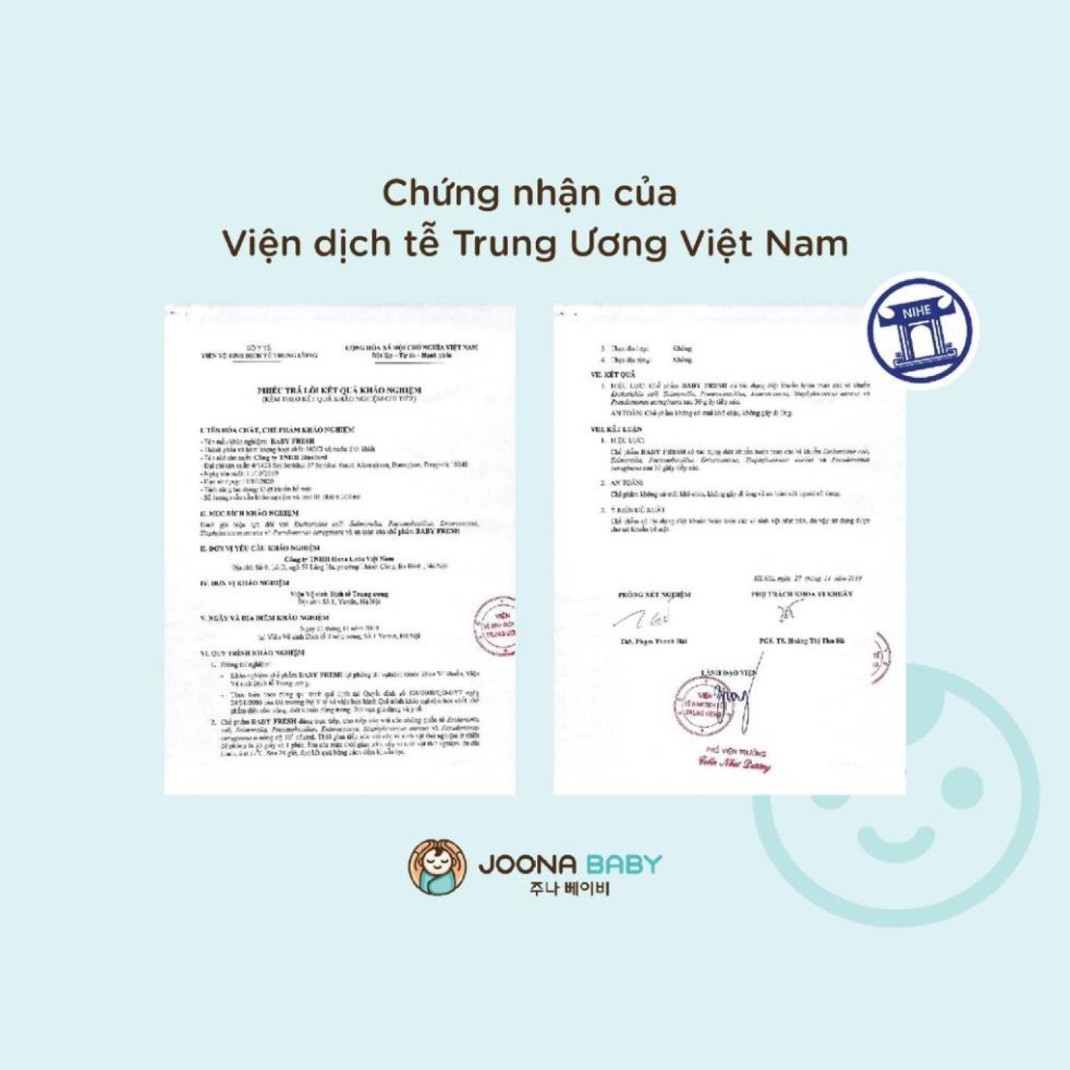 Xịt diệt khuẩn Baby Fresh - JOONA BABY