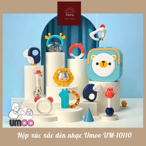 Hộp xúc xắc có đèn có nhạc umoo um-10100