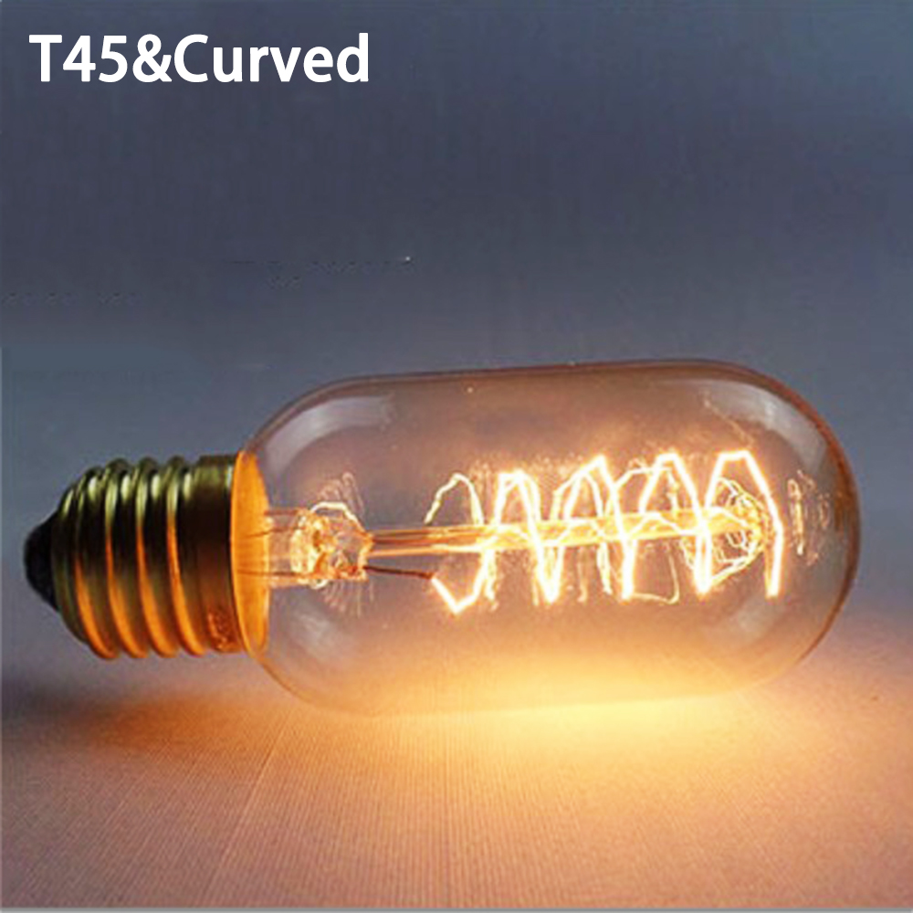 1 Pc 40W Vintage Retro E27 Filament Edison Bulb Light Warm White 220V Antique Incandescent Bulb Lamp