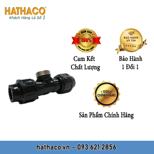 Tê 20 Ren Trong 20 (ren 1/2") HATHACO Dùng Cho Ống HDPE