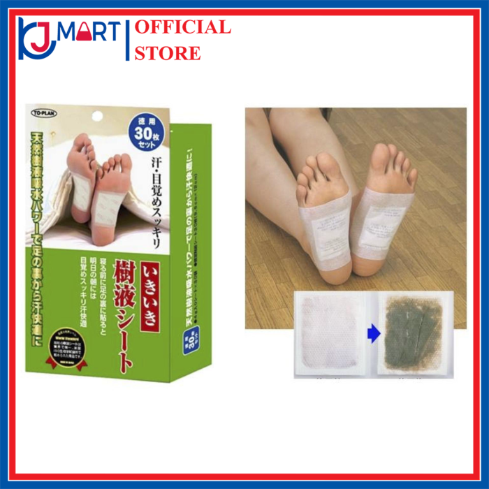 Miếng Dán Chân Khử Độc Tố Kenko 30 Miếng Của Nhật Bản