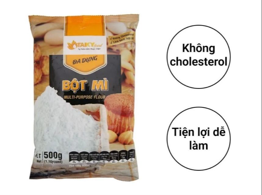 ( HCM ) Combo 2 gói  Bột mì đa dụng tài ký 500g