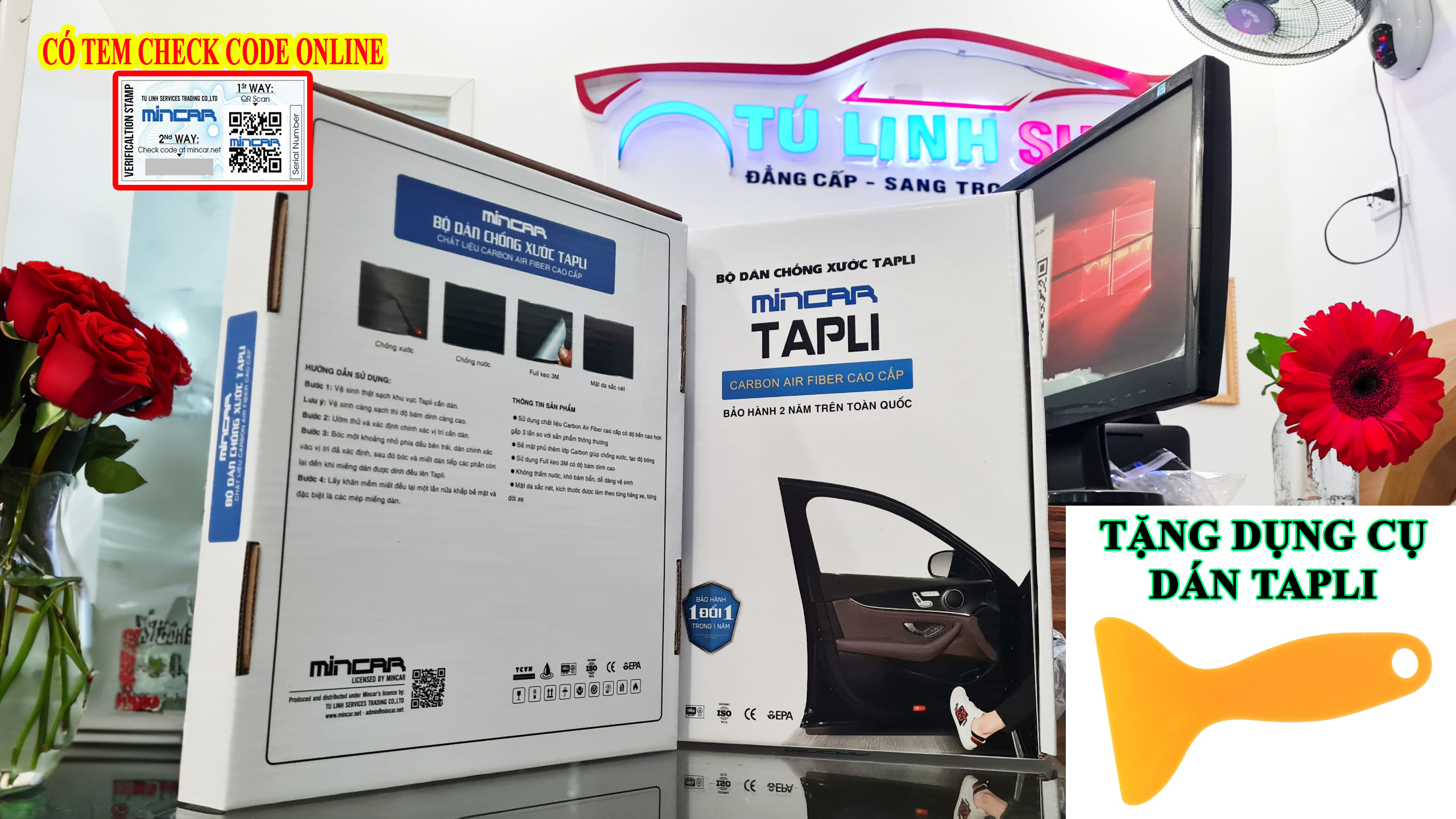 Bộ 4 Tấm dán Tapli xe Suzuki XL7, Ertiga, Swift chính hãng MINCAR, chống xước tapi cửa ô tô bằng Carbon Air Fiber cao cấp