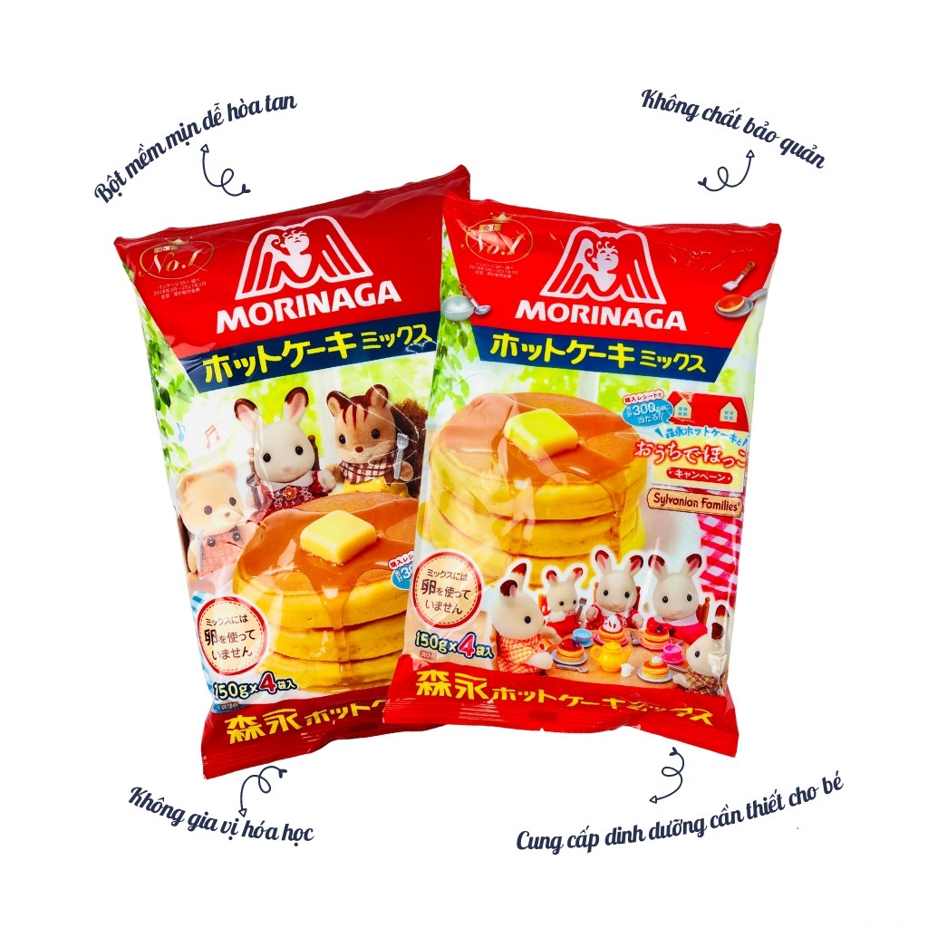 Bột Làm Bánh Pancake Morinaga 600g