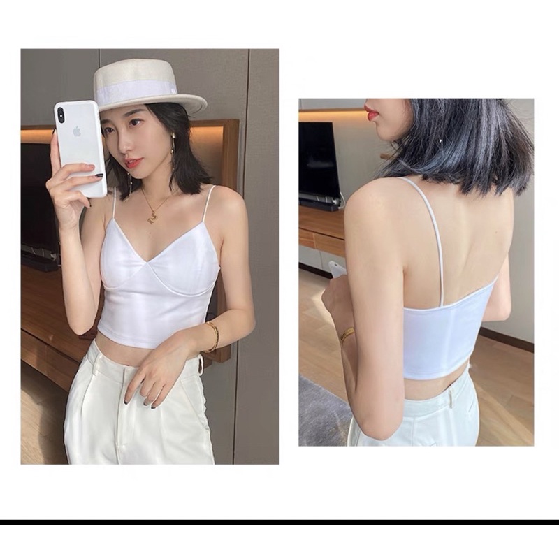 Áo bra dây mảnh cát hàn kèm mod cực chất c4