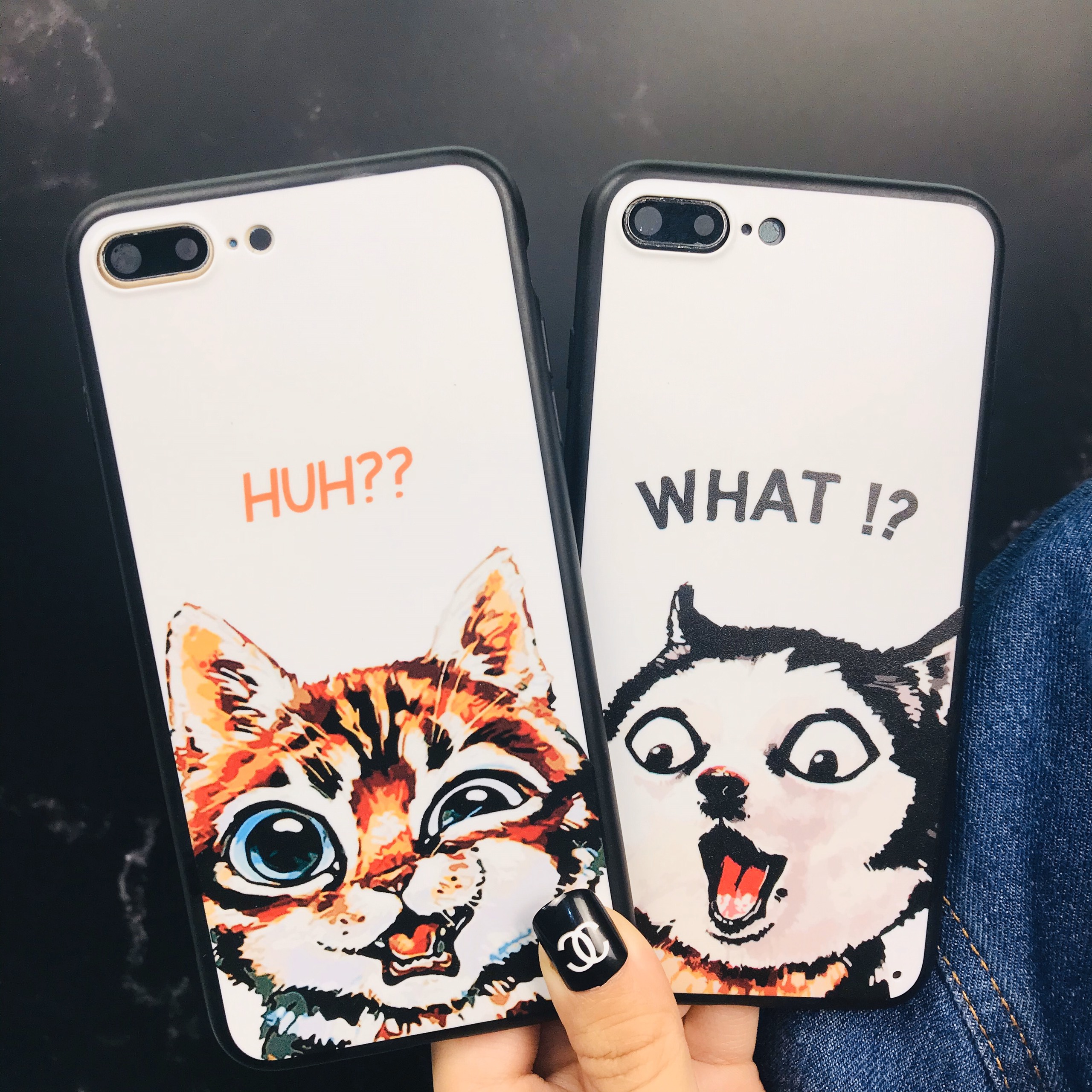 [ IPHONE ] ỐP LƯNG SILICON MÈO & CÚN