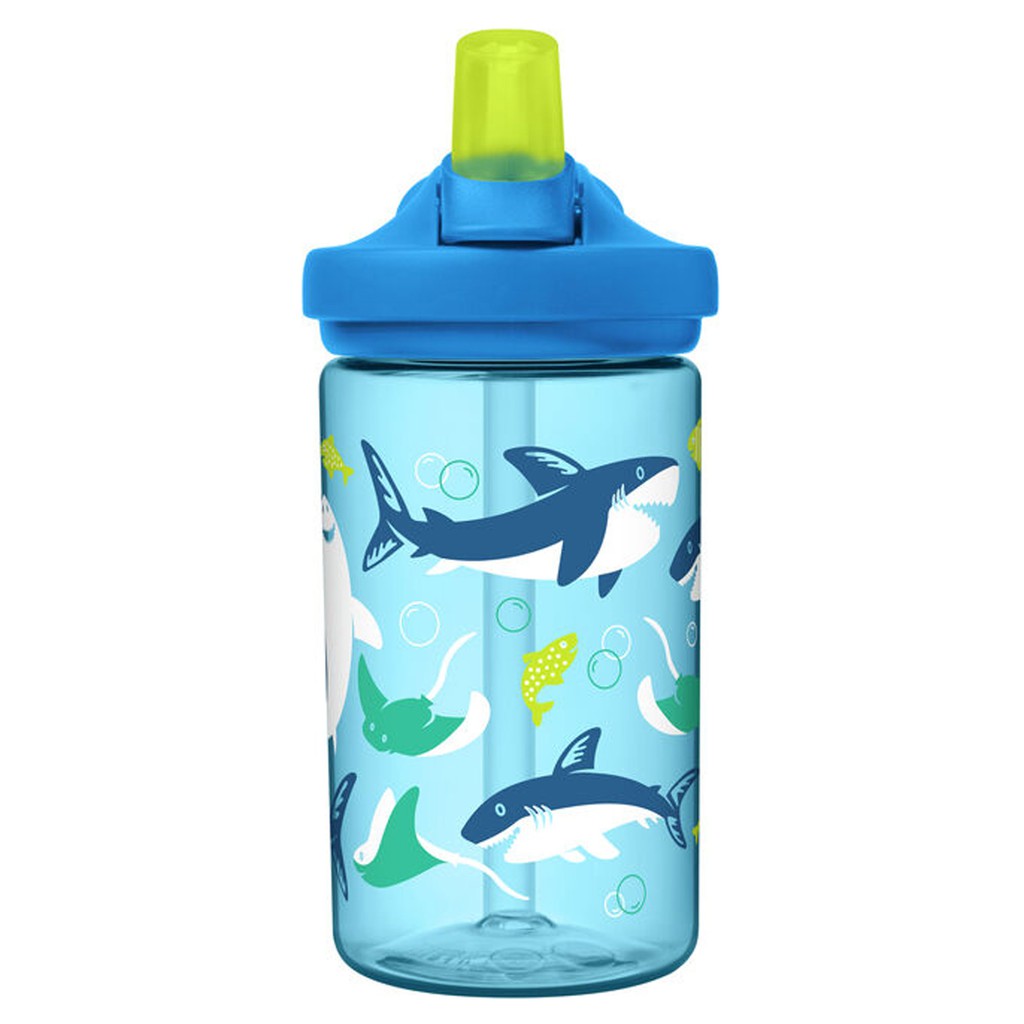 [CHÍNH HÃNG] Bình Nước Trẻ Em Camelbak Eddy+ Kids 400ml - Cá Mập Sharks & Rays