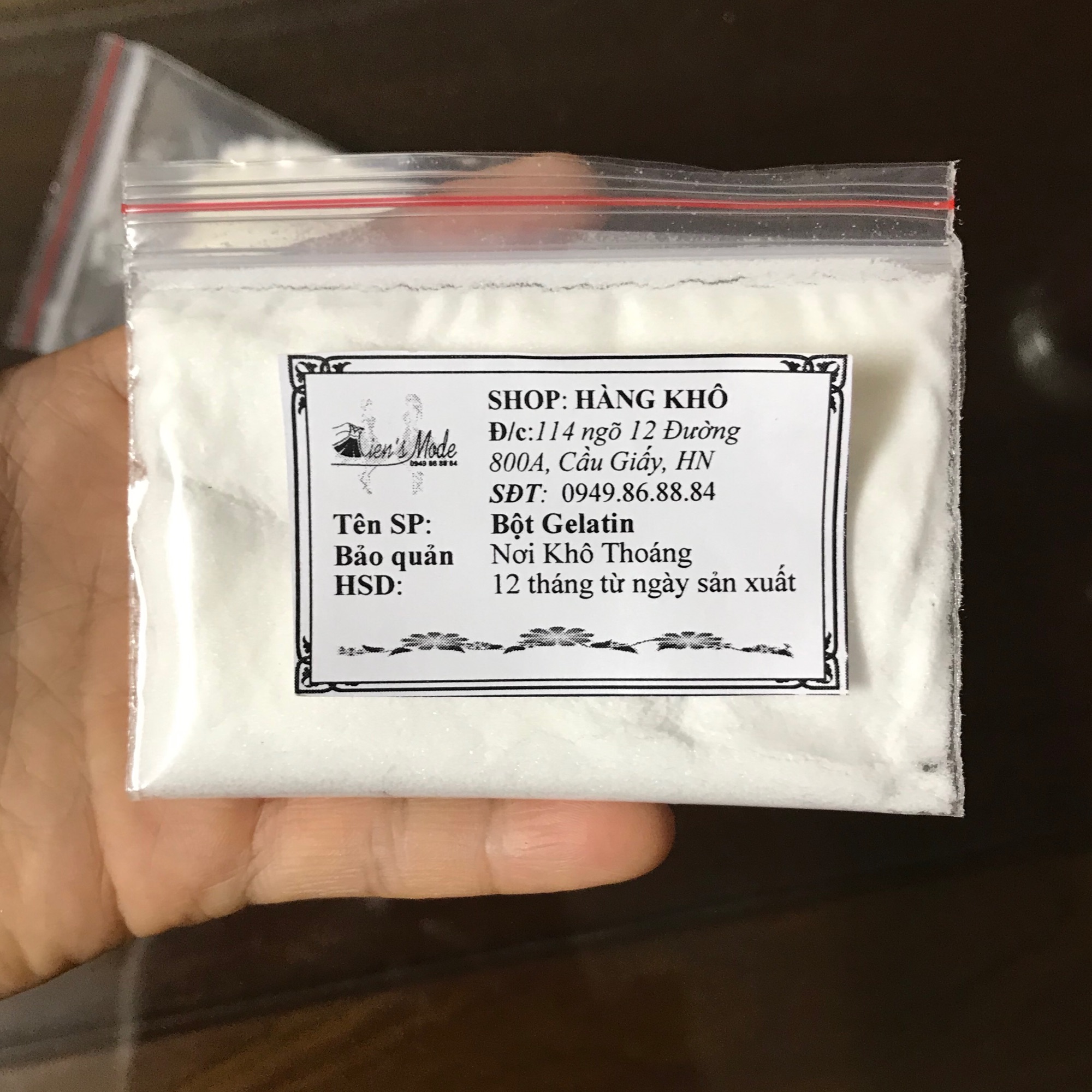 12gr Bột Gelatin