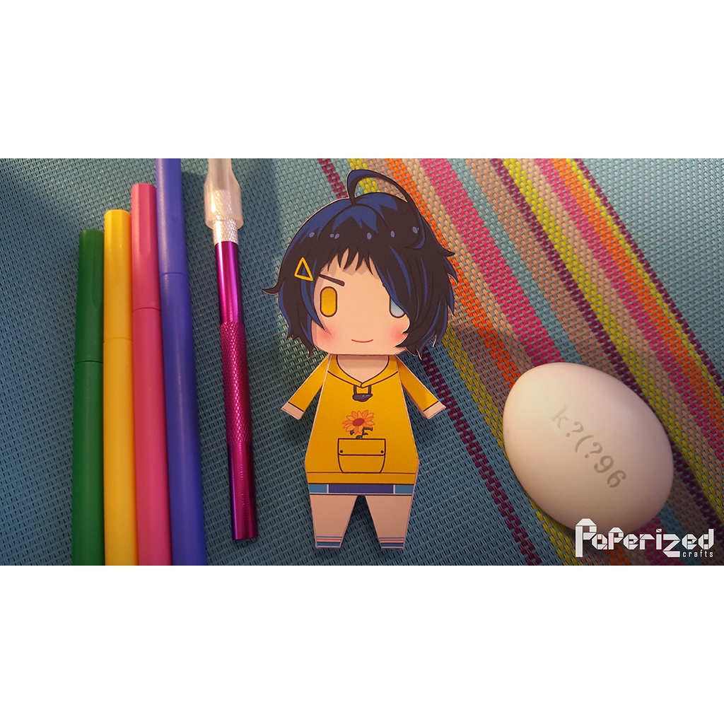 Mô hình giấy Ai Ohto Chibi Anime Wonder Egg Priority OS21