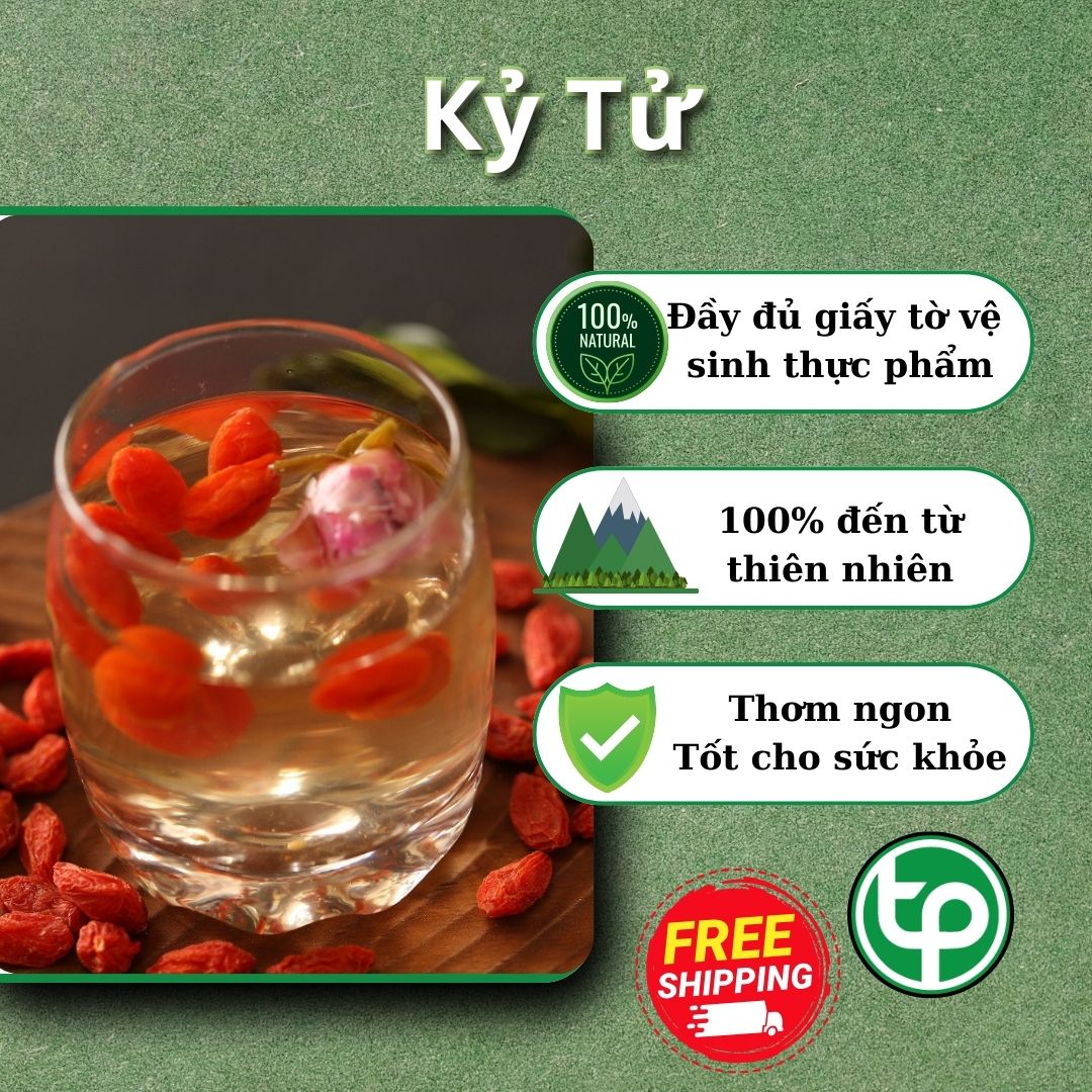 [HOT] Câu kỷ tử sấy khô (100g, 500g, 1kg) - Thảo Dược Tấn Phát - hàng sạch chuyên dùng để pha trà nấu nước hỗ trợ cải thiện sức khoẻ