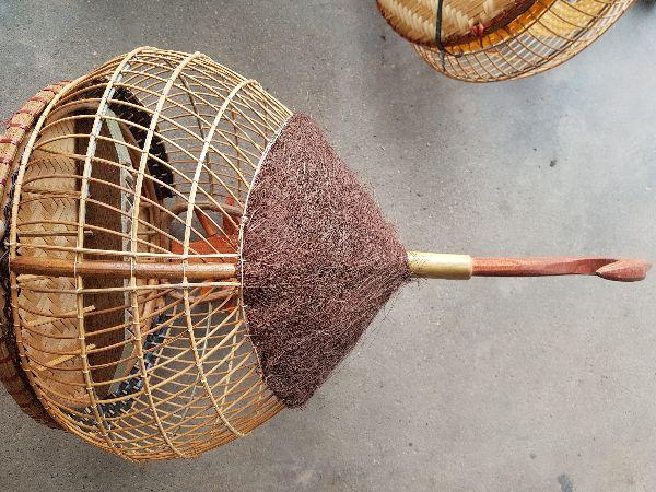 Lồng nuôi chim cu gáy mây tre đan