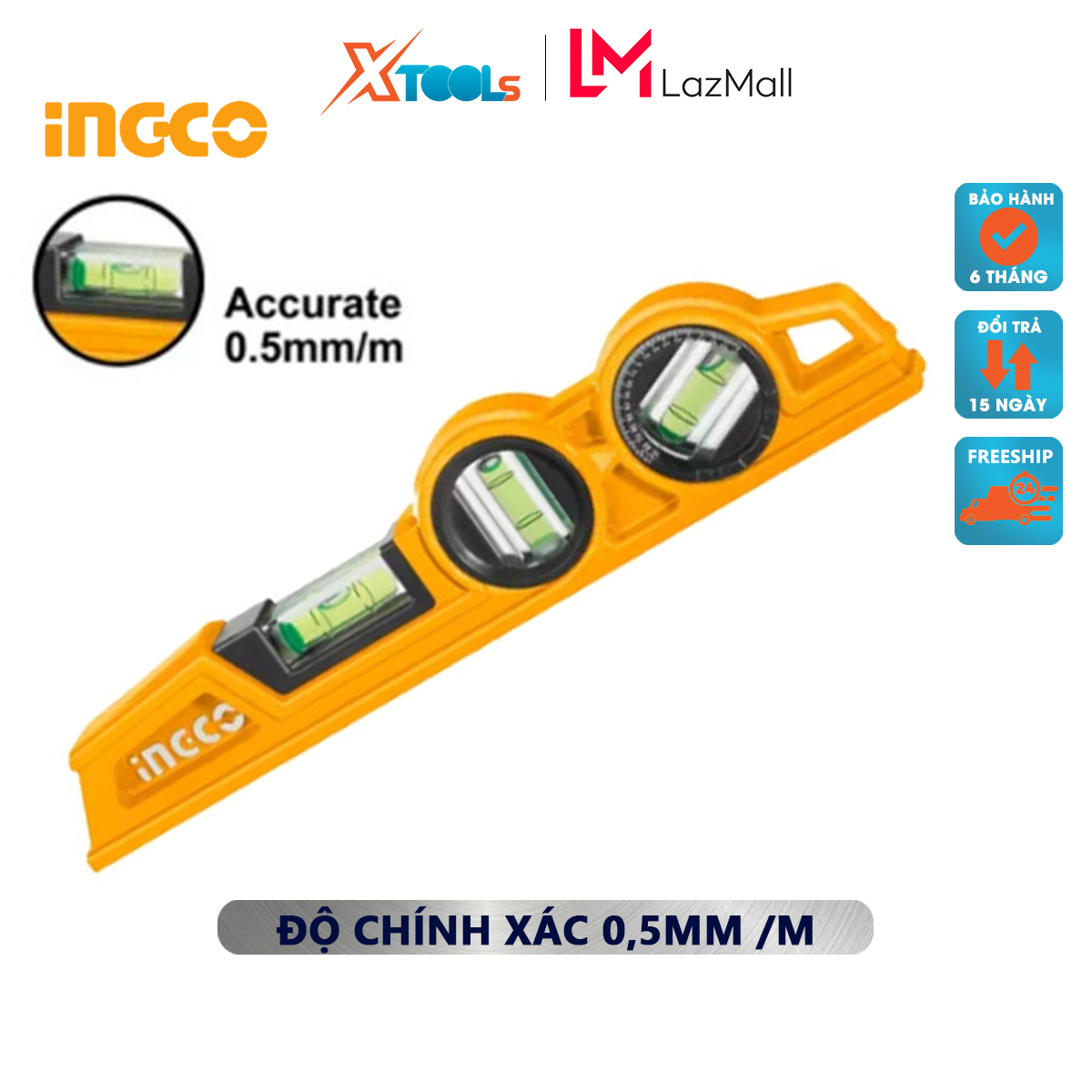 Size glass 24.5 cm ingco HBSL08030 | size waterproof metal multi-angle standard VPA is products attain force for the repairmen electromagnetic