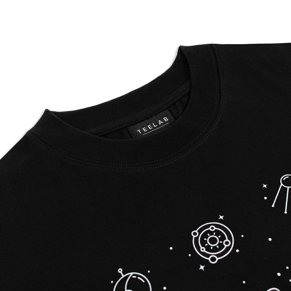 Áo Thun Teelab Local Brand Unisex Space Program: to Infinity and Beyond / Đen TS141
